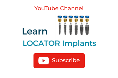 Learn LOCATOR Implant System YouTube Channel Button